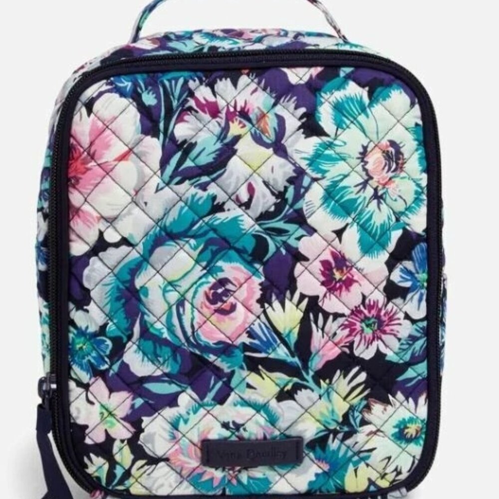 NWT Vera Bradley Insulated Zip Lunch Bag Floral